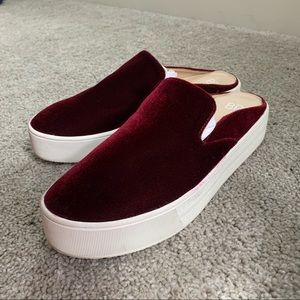 Burgundy Nordstrom B.P. Monika Platform Mule